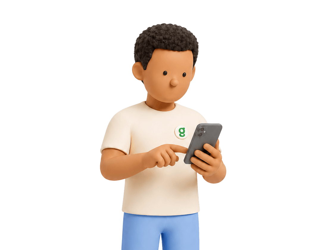 Man checking his phone for event insurance updates